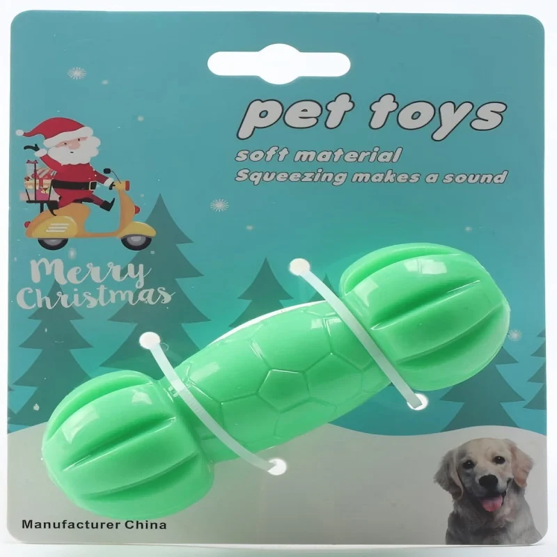 TPR Treat-dispensing Dumbbell Pet Toy Bite-resistant — image 5