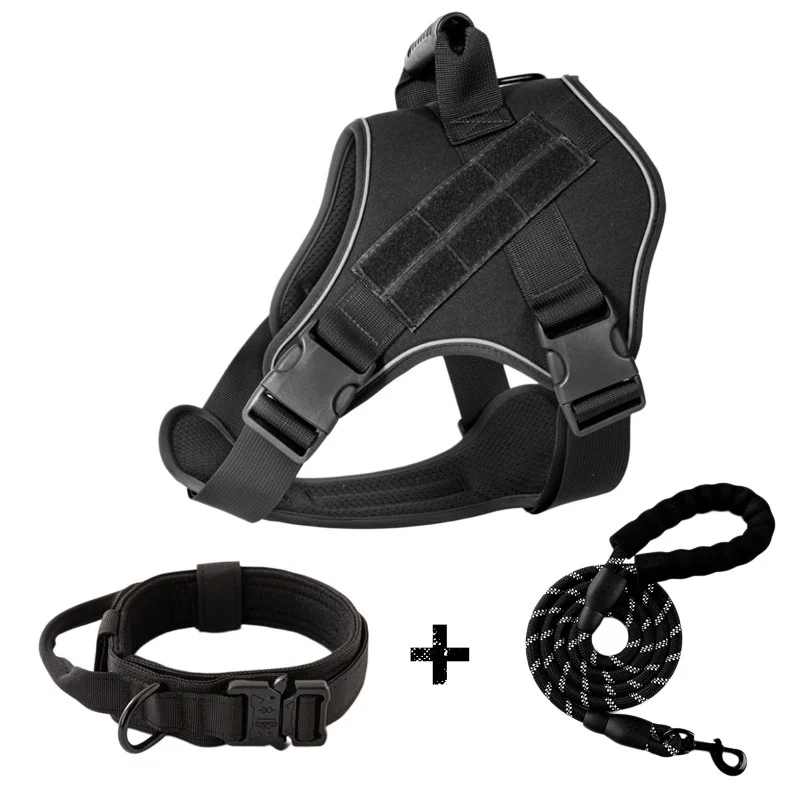 Traction Rope For Large Dogs Breathable Tactical Harness — image 7