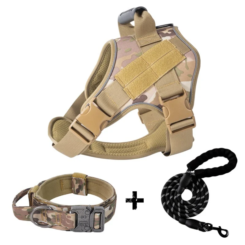Traction Rope For Large Dogs Breathable Tactical Harness — image 5