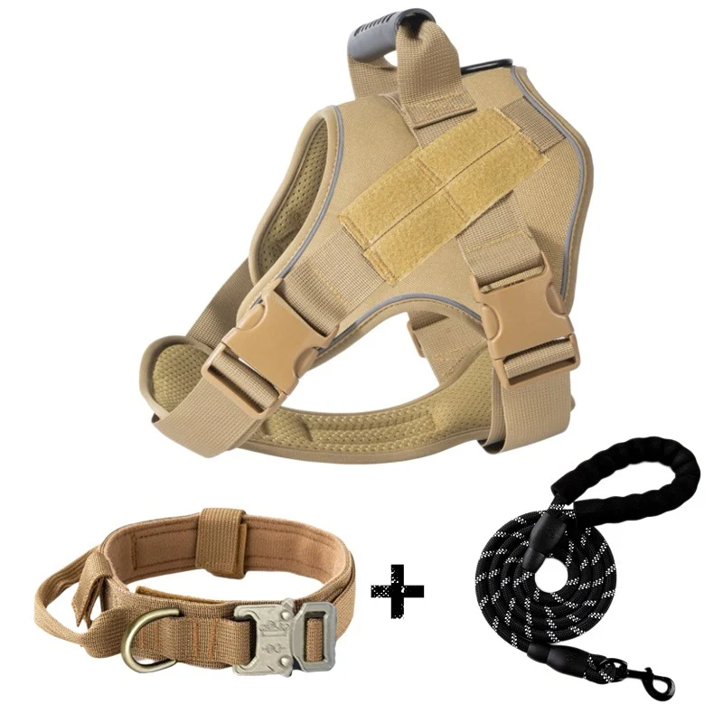 Traction Rope For Large Dogs Breathable Tactical Harness — image 3