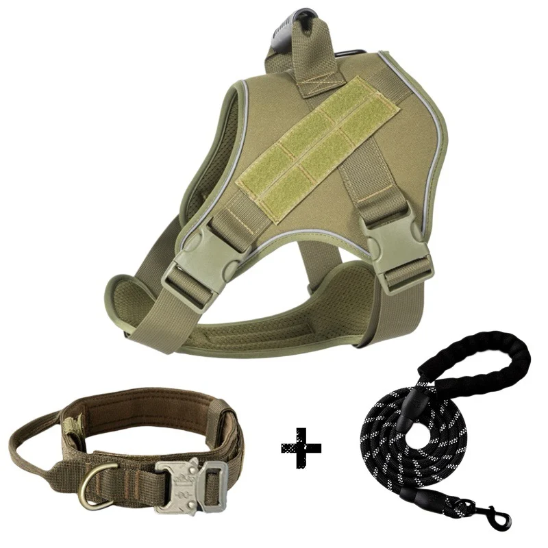 Traction Rope For Large Dogs Breathable Tactical Harness — image 6