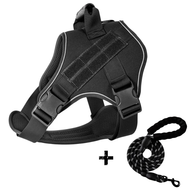 Traction Rope For Large Dogs Breathable Tactical Harness — image 9