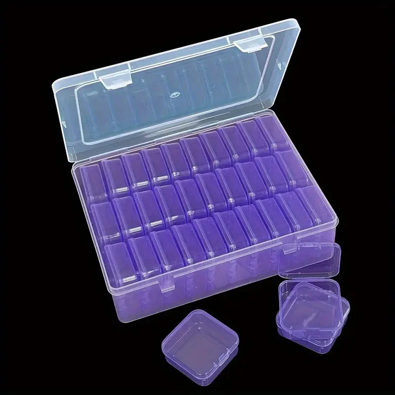 Transparent Grid Storage Box Set — image 2