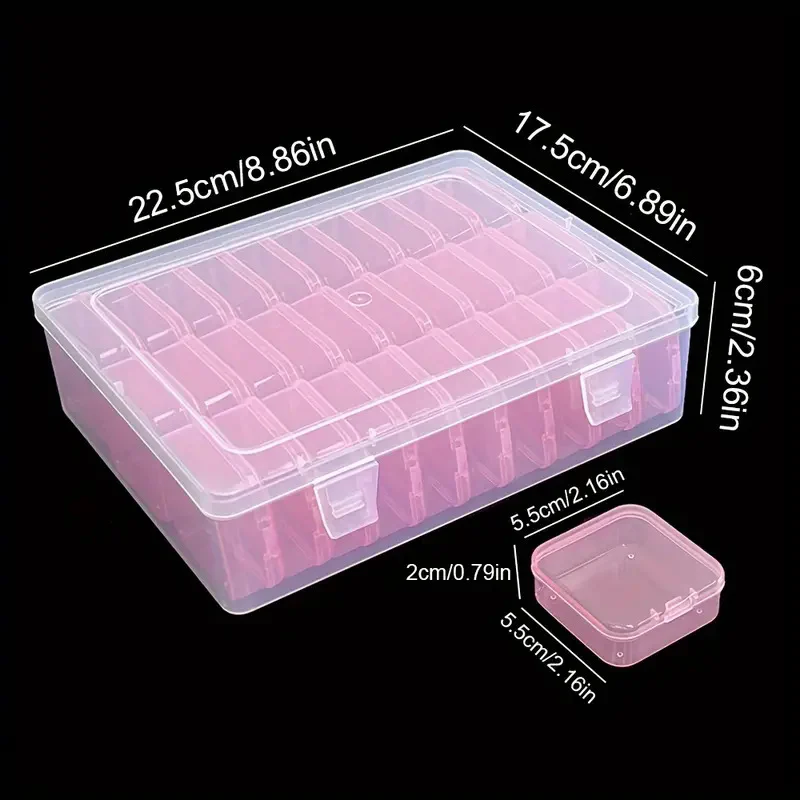 Transparent Grid Storage Box Set — image 7