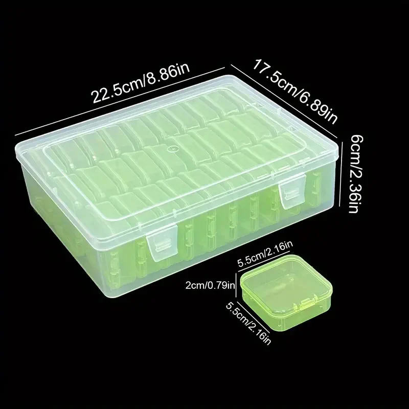 Transparent Grid Storage Box Set — image 9