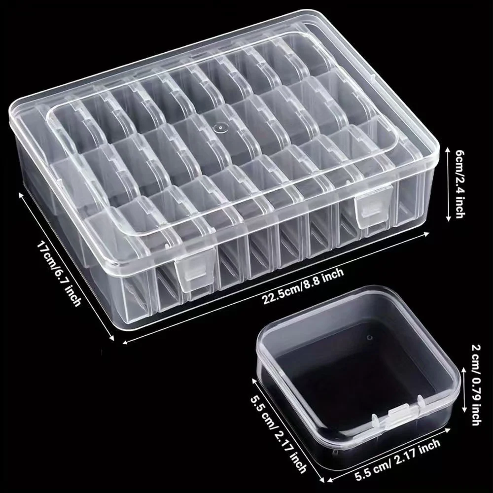 Transparent Grid Storage Box Set — image 8