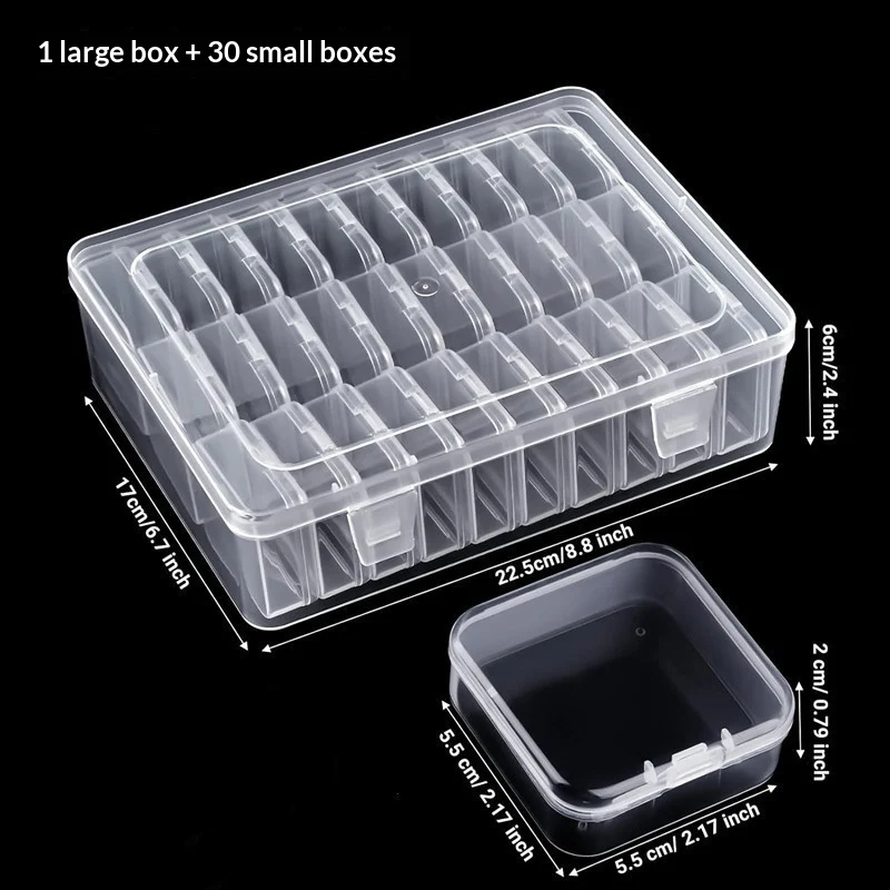 Transparent Grid Storage Box Set — image 6