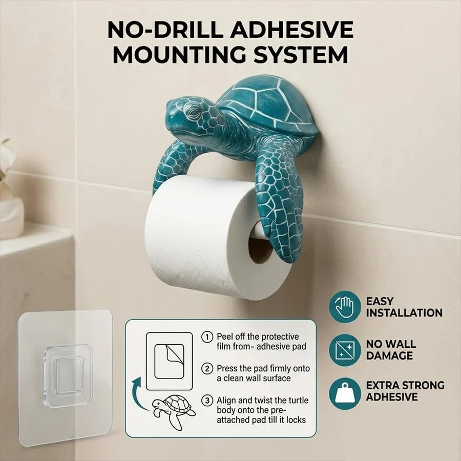 Turtle Bathroom Toilet Paper Holder Craft — image 7