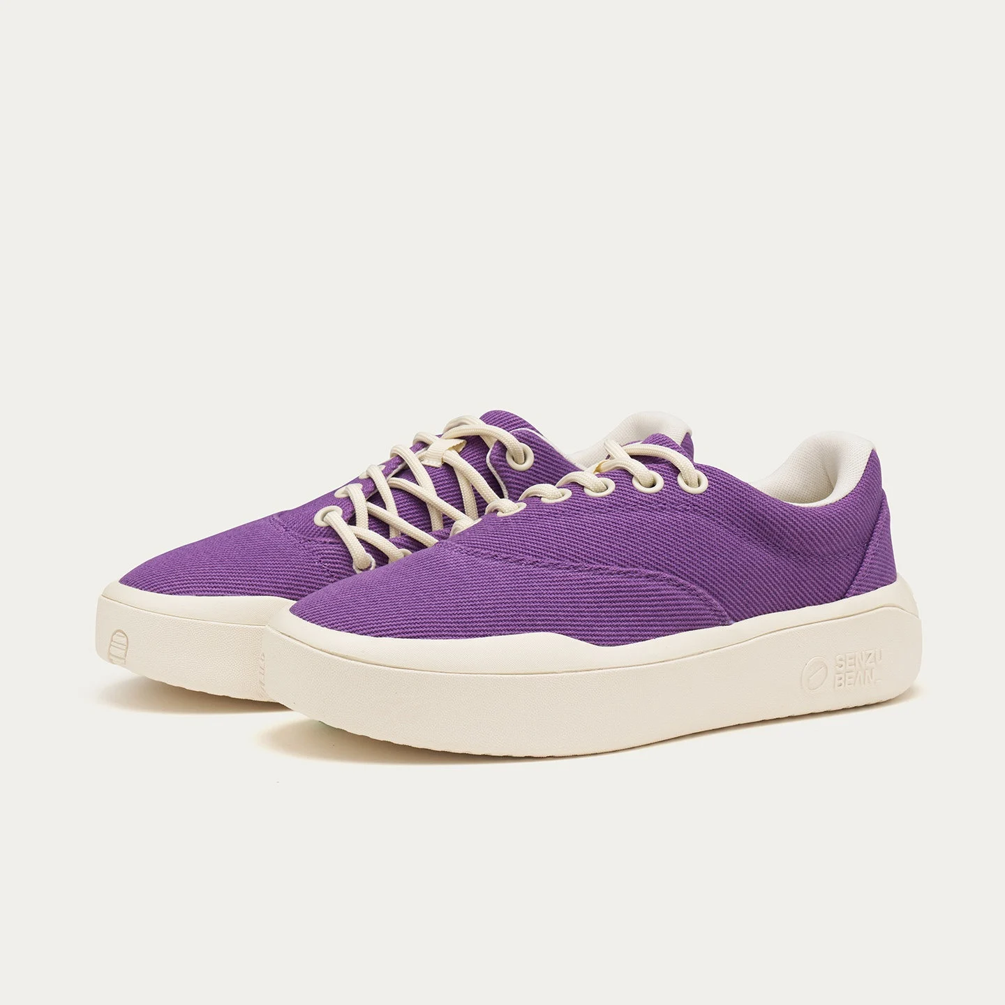 Twill Sporty-casual Low-top Flat Sneakers — image 2