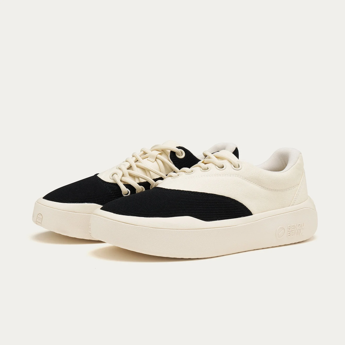 Twill Sporty-casual Low-top Flat Sneakers — image 4