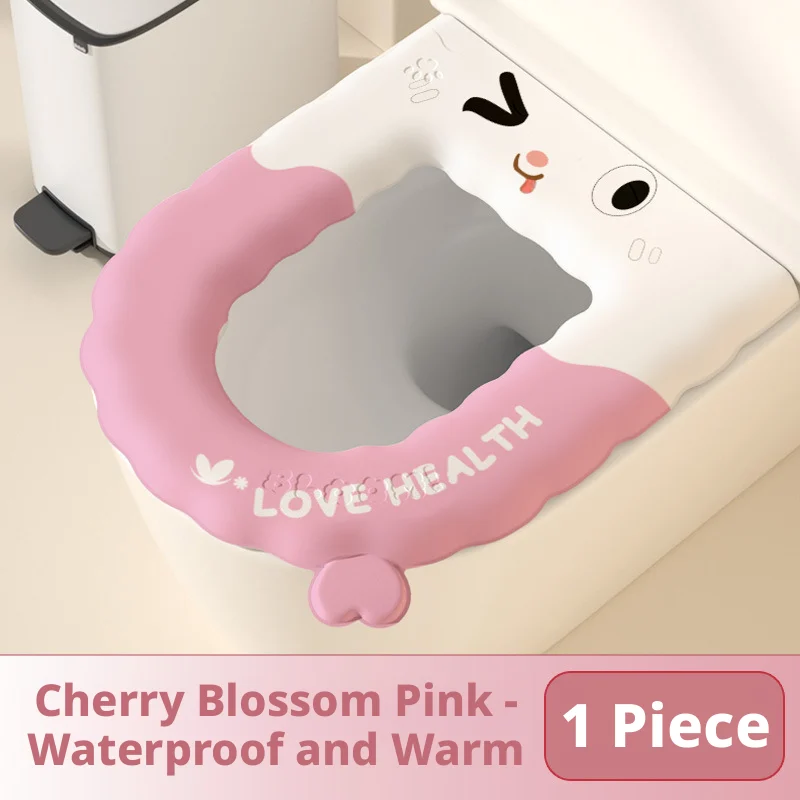 U-shaped Toilet Seat-blue-eva-1 Piece — image 3