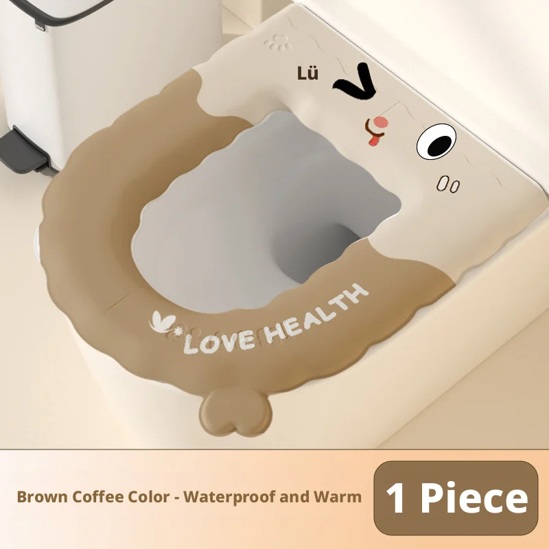 U-shaped Toilet Seat-blue-eva-1 Piece — image 2