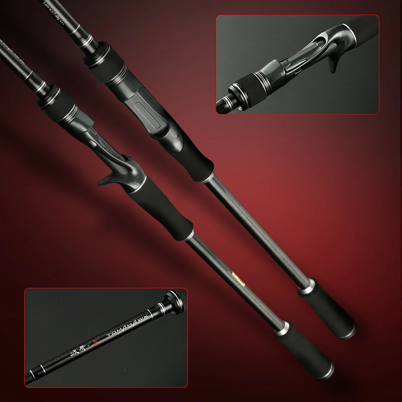 Ultra-hard Straight-shaft Spinning Carbon Lure Rod — image 4