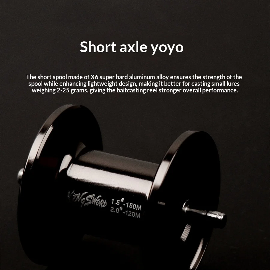 Ultra-light Carbon-fiber Main Body Long-cast Baitcasting Reel — image 5