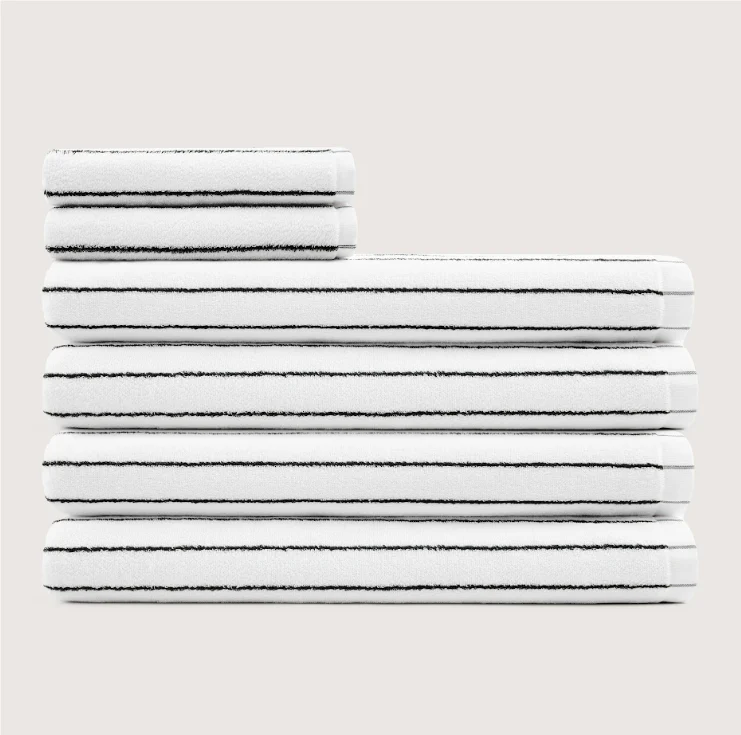 Ultrasoft Stripe Towel Set — variant image