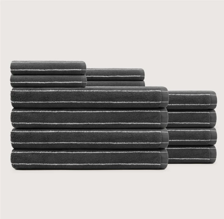Ultrasoft Stripe Towel Set — variant image