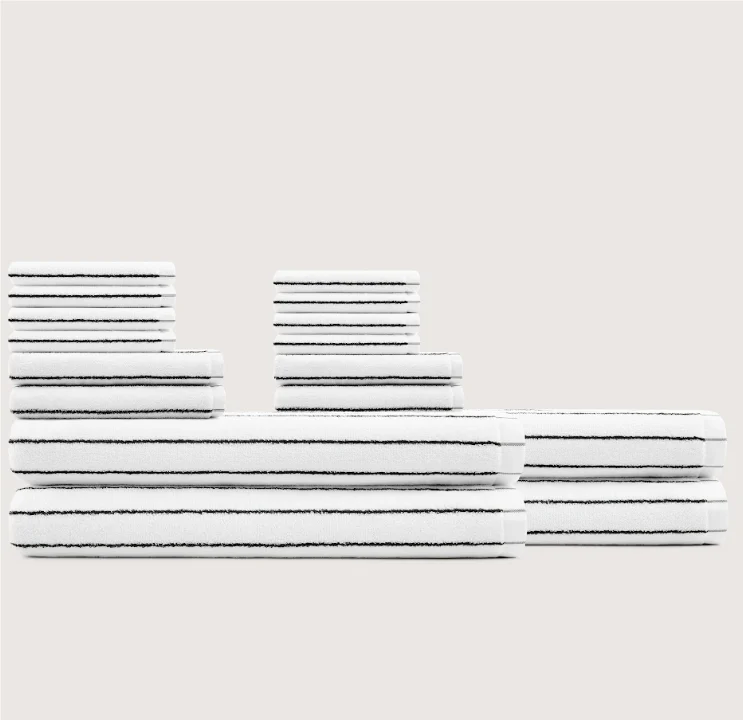 Ultrasoft Stripe Towel Set — variant image