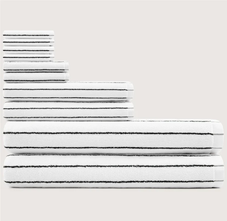 Ultrasoft Stripe Towel Set — image 5