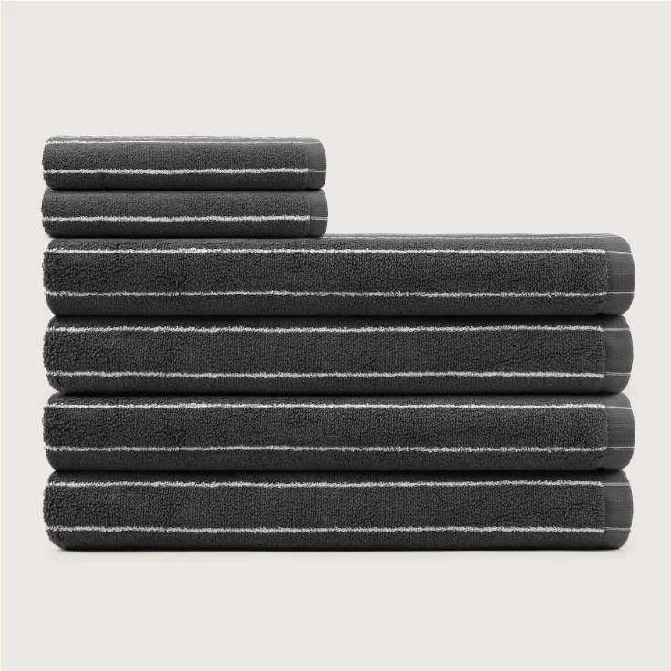 Ultrasoft Stripe Towel Set — image 3