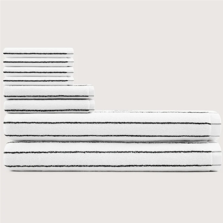 Ultrasoft Stripe Towel Set — image 4