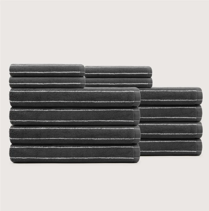 Ultrasoft Stripe Towel Set — variant image