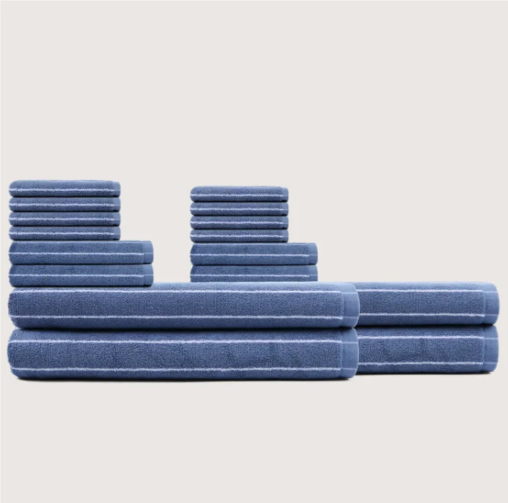 Ultrasoft Stripe Towel Set — variant image