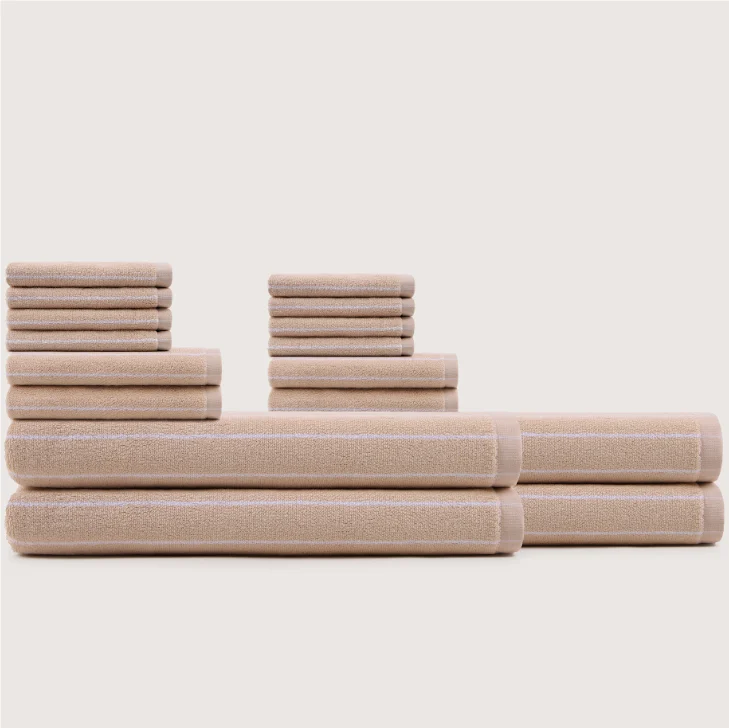 Ultrasoft Stripe Towel Set — variant image