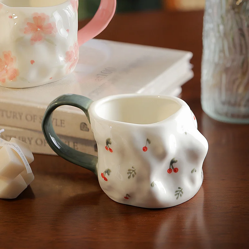 Underglaze Hand-painted Ceramic Mug Large-capacity Drinking Cup — image 10