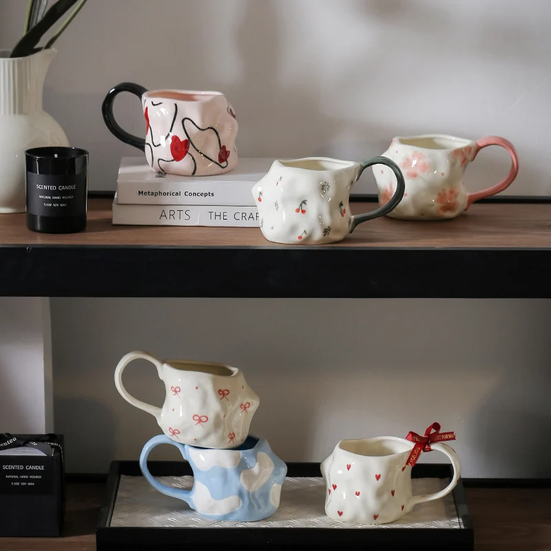 Underglaze Hand-painted Ceramic Mug Large-capacity Drinking Cup — image 3