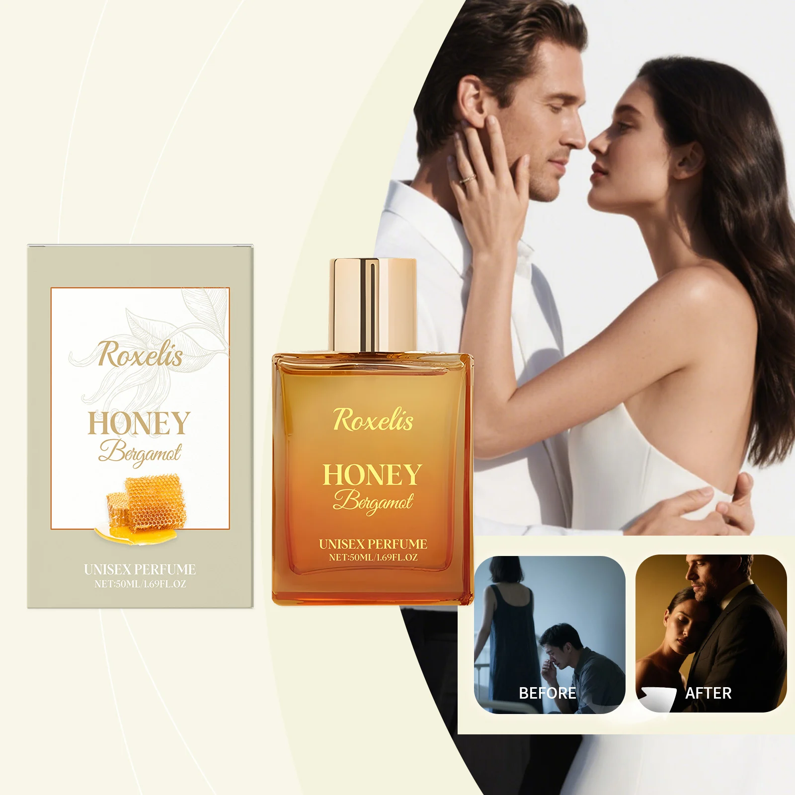 Unisex Honey Bergamot Perfume Long-lasting Light & Fresh-fragrance Subtle Elegant… — image 3