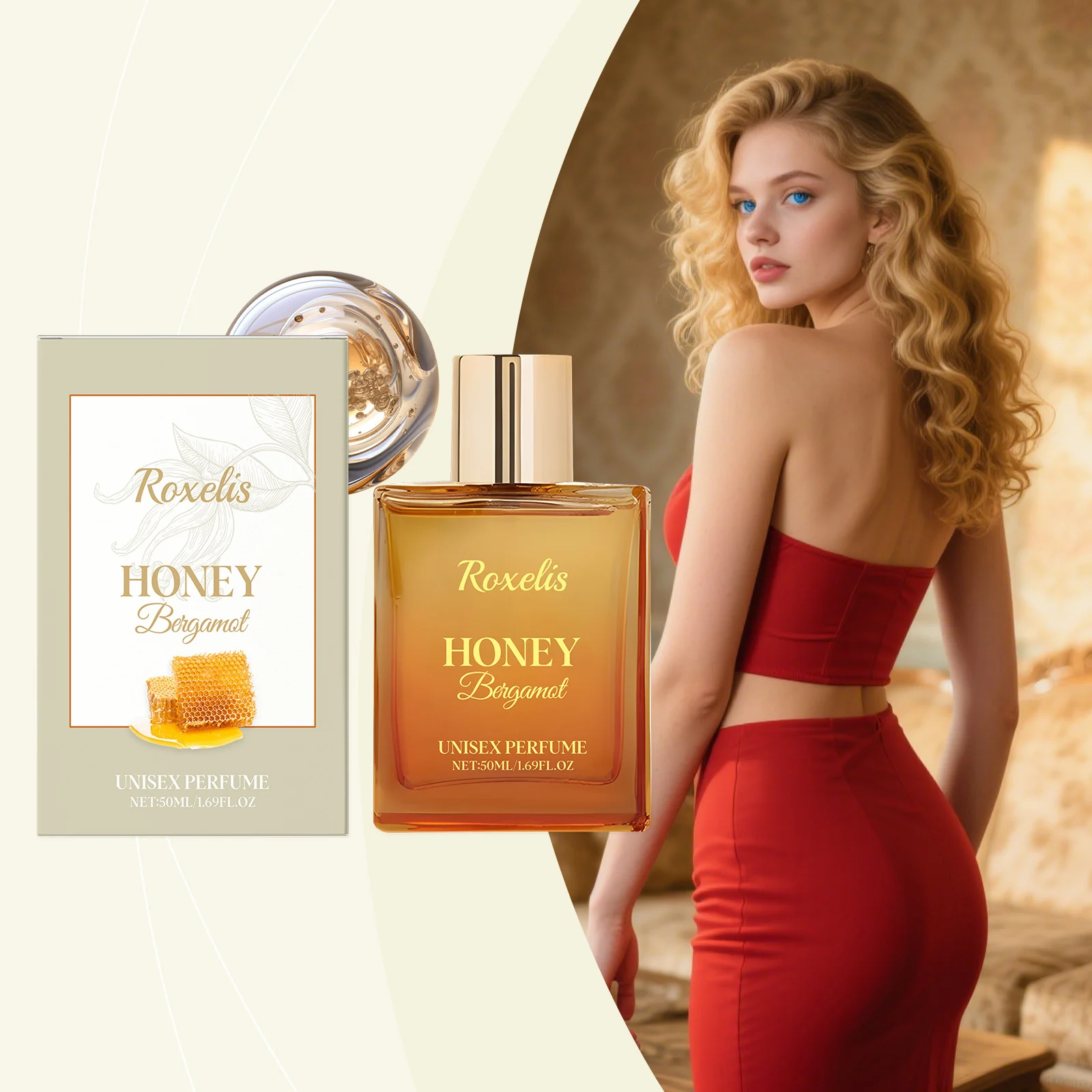 Unisex Honey Bergamot Perfume Long-lasting Light & Fresh-fragrance Subtle Elegant… — image 2