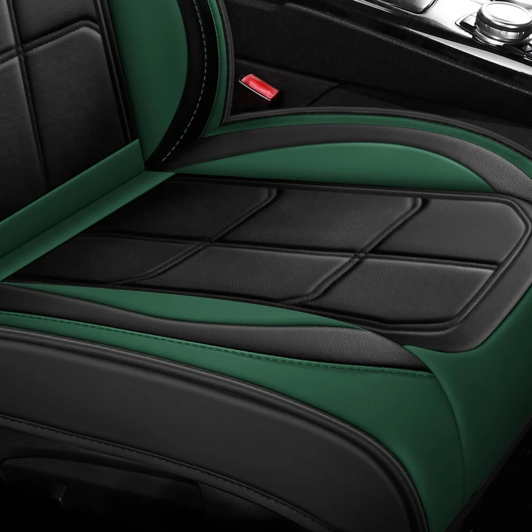 Universal 5 Seats Full Leather Car Seat Covers 8 Optional Colors Wear Resistant Auto… — image 8
