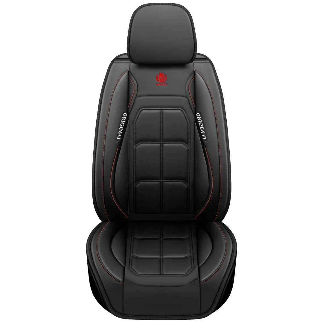 Universal 5 Seats Full Leather Car Seat Covers 8 Optional Colors Wear Resistant Auto… — image 9