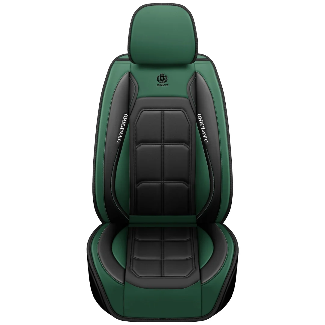Universal 5 Seats Full Leather Car Seat Covers 8 Optional Colors Wear Resistant Auto… — image 10
