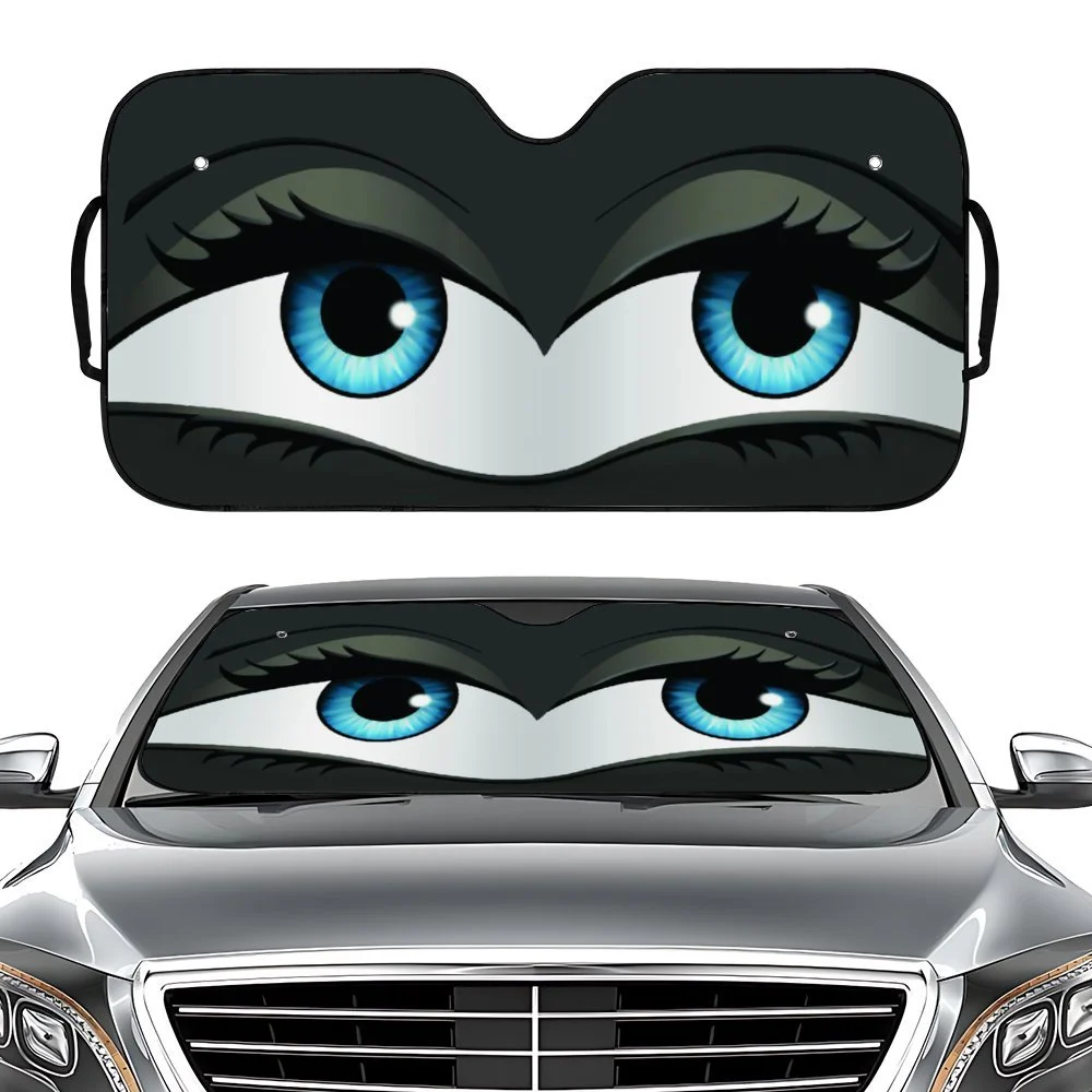 Universal Digital Printing Blue Eye Pattern Polyester Bubble Aluminum Film Material… — image 7