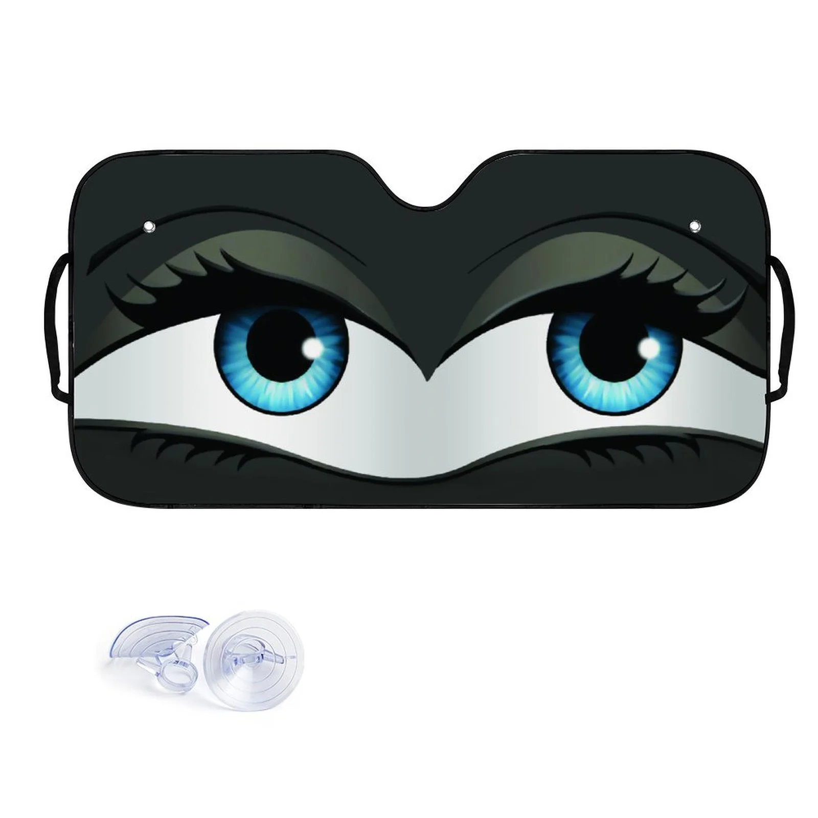 Universal Digital Printing Blue Eye Pattern Polyester Bubble Aluminum Film Material… — image 5
