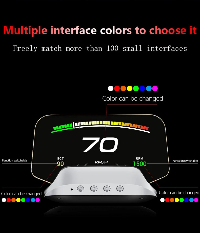 Universal HUD Head-up Display Speedometer — image 5