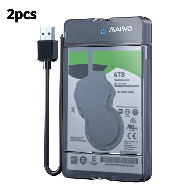 Universal Plastic External Hard Drive Enclosure — image 4