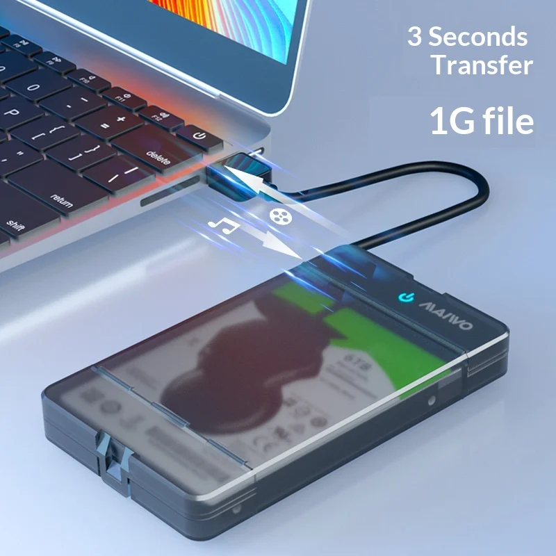 Universal Plastic External Hard Drive Enclosure — image 5