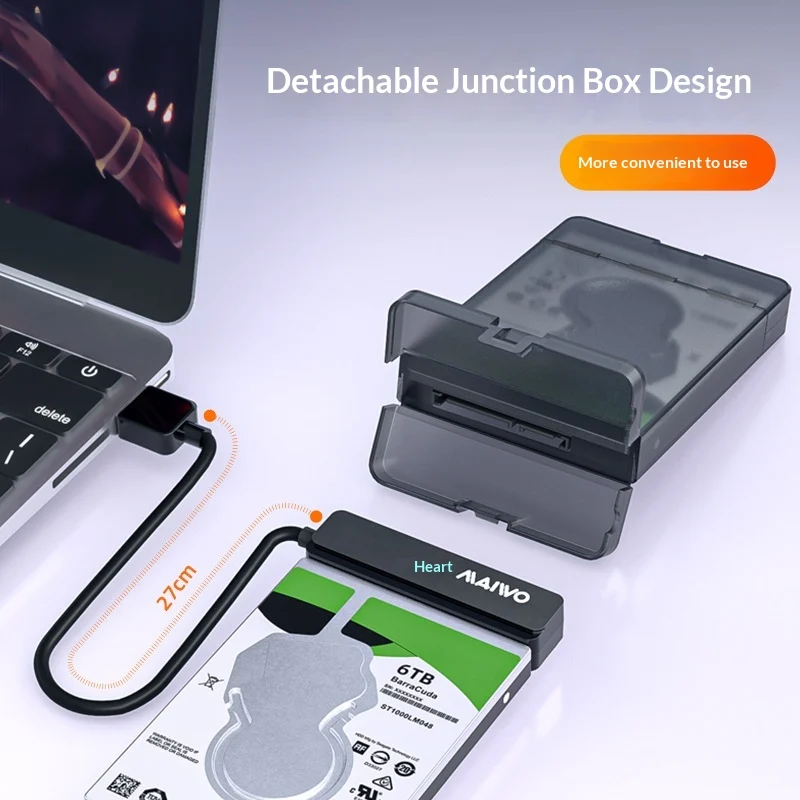 Universal Plastic External Hard Drive Enclosure — image 6