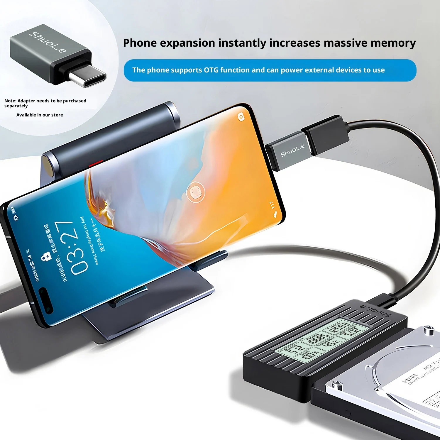 USB 3.2 Solid State Converter Cable Connector For Hard Disk — image 4