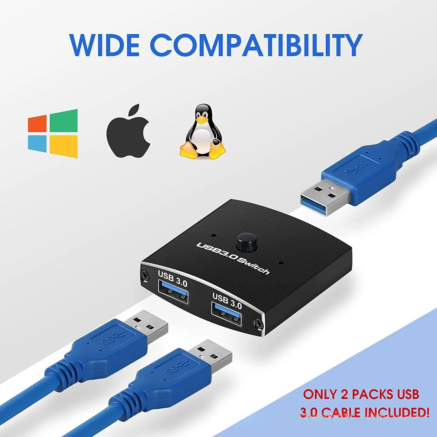 USB 30 Bi-directional Keyboard Sharing Splitter — image 5