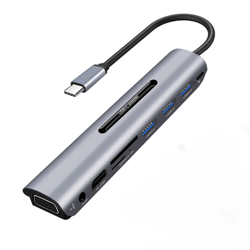 USB C HUB Docking Station 9 In 1type-c HDMI VGA Low Temperature Mobile Computer… — image 5