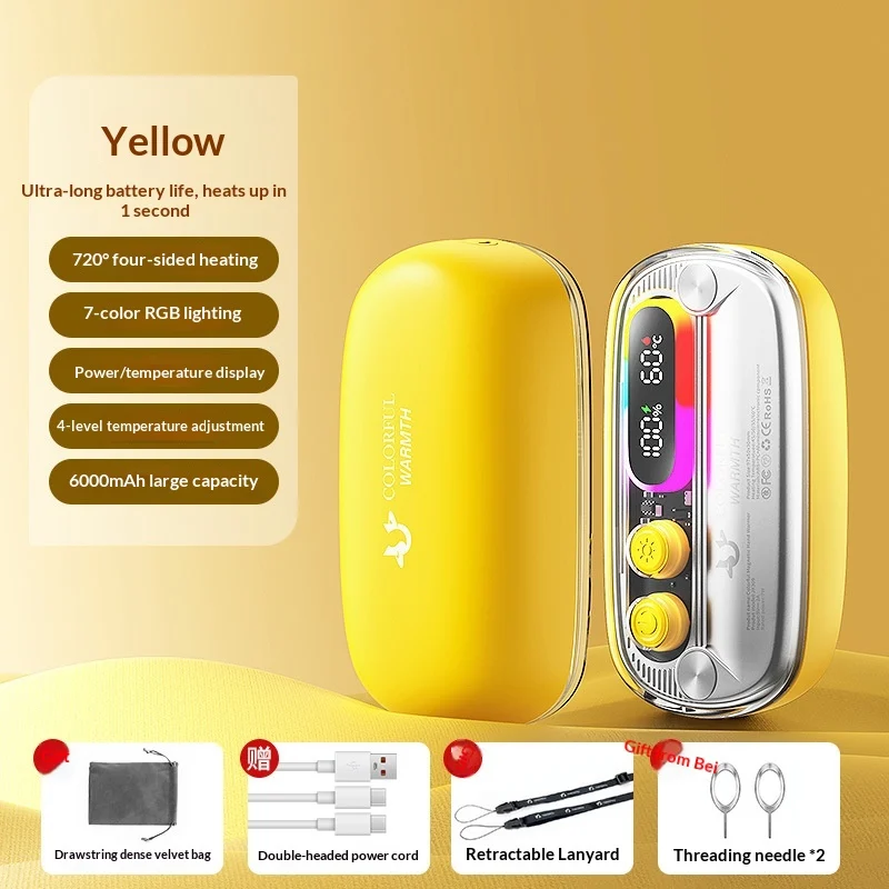 Usb-charged Mini Split-type Magnetic Hand Warmer — image 8