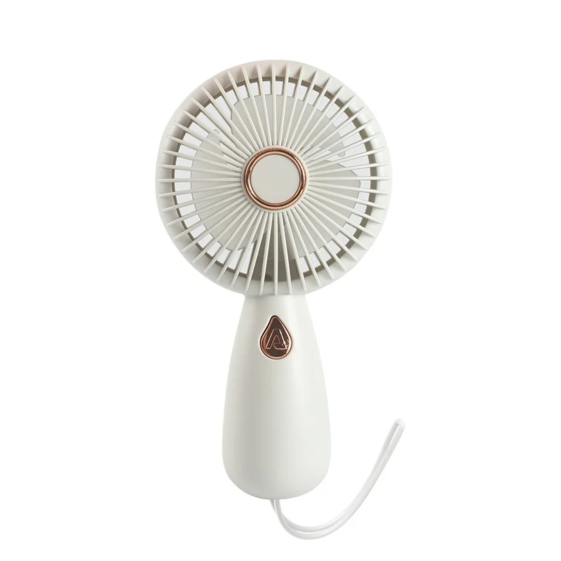 Usb-charged Simple Handheld Portable Mini Fan With LED — image 7