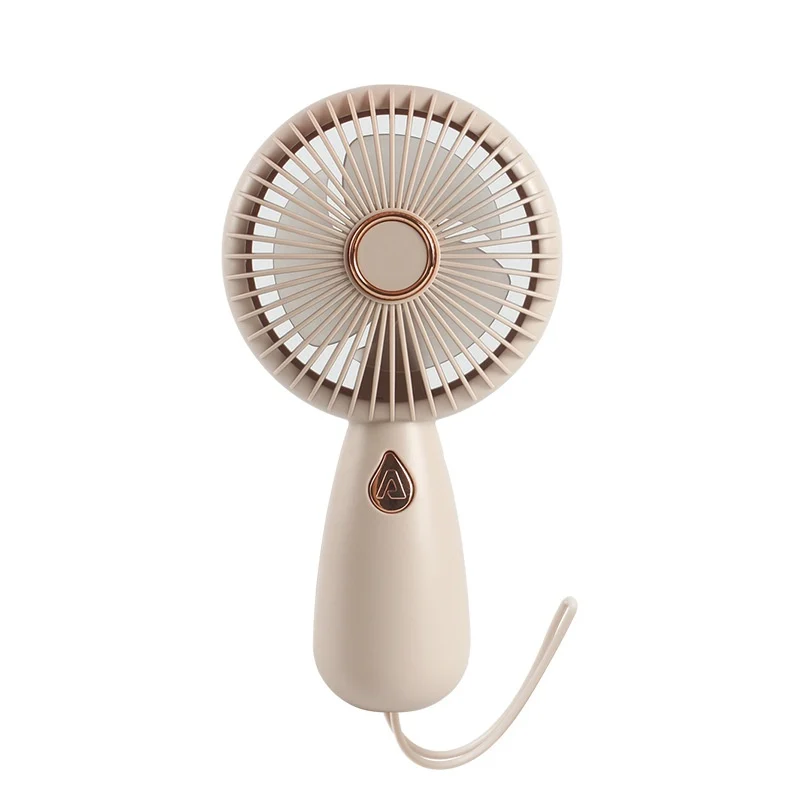 Usb-charged Simple Handheld Portable Mini Fan With LED — image 2