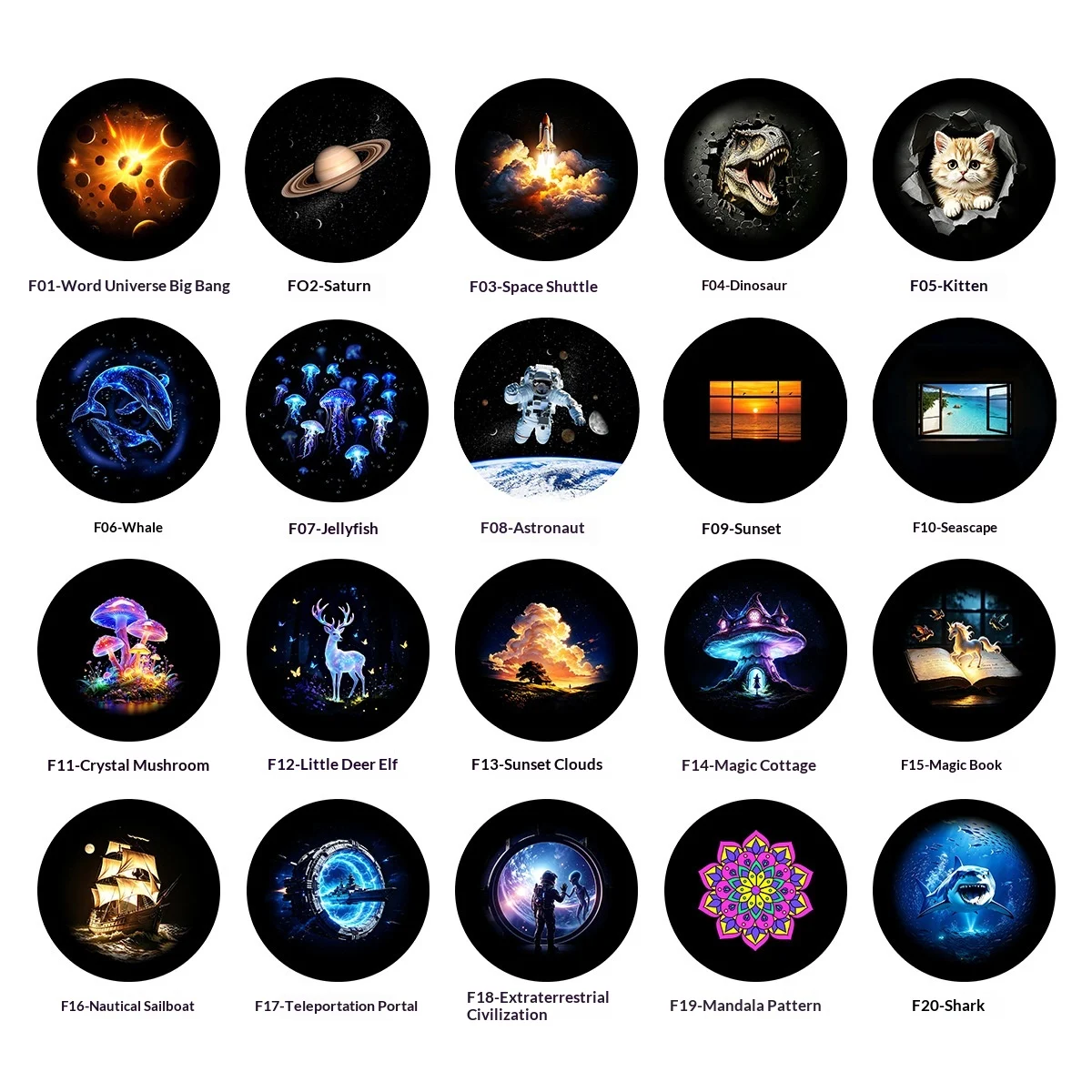 USB Projection Lamp Corporate Gift For Children Dual-mode Starry-sky Projector Night Light — image 11