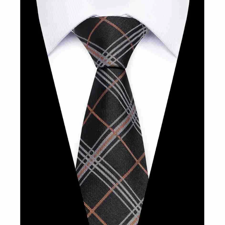 Usiness Striped Hand-stitched Polyester Tie — image 18