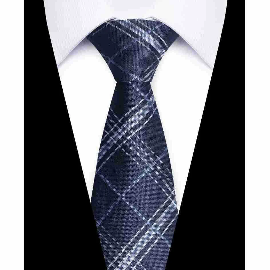 Usiness Striped Hand-stitched Polyester Tie — image 9