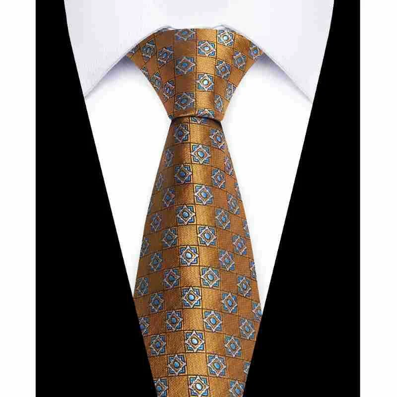 Usiness Striped Hand-stitched Polyester Tie — image 12